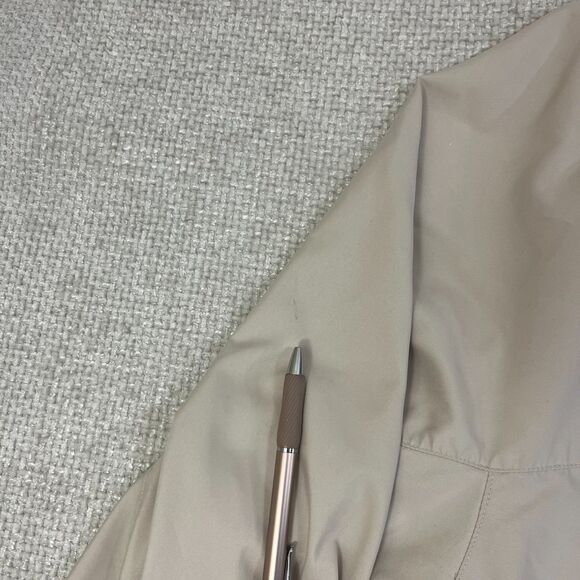 FootJoy Windbreaker Pullover Jacket Men's 2XL Beige Long Sleeve Golf Pockets - Picture 10 of 10